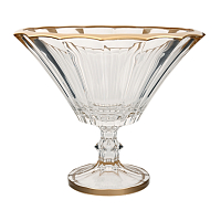 Конфетница 26,5см на ножке Venezia Nano Glass