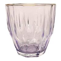 Набор стаканов 275мл 6шт Diamond Violet Матовое золото AS Crystal 