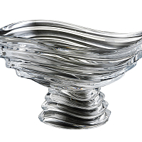 Фруктовница 30,5см на ножке Wave Crystalite Bohemia