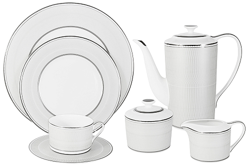 Сервиз чайный 12пер 40пр Жемчуг Emily Anna Lafarg