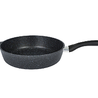 Сковорода 28см с ручкой Granit Black Кукмара