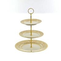 Горка 3 яруса Imperial Cream Gold Falkenporzellan