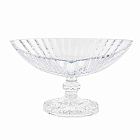 Фруктовница 31см на ножке Crown Max Crystal