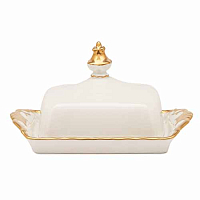 Масленка с крышкой Престиж Marquise Gold Queen's Crown