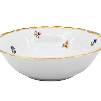 Набор салатников 16см 6шт Мелкие цветы Широкая кайма