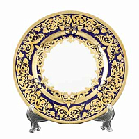 Набор тарелок 23см 6шт Natalia Cobalt Gold Falkenporzellan 