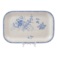 Поднос 36*23,5см Blue Flowers