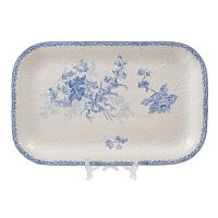 Поднос 36*23,5см Blue Flowers