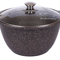 Кастрюля 6л со стек. кр Granit ultra Original Кукмара