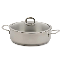 Сотейник 4,8л 28см со стеклянной крышкой Safia Кукмара