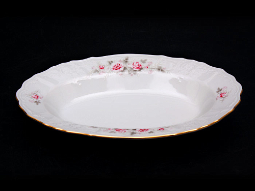 Селедочница 24см Серая роза ZL 