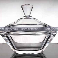 Конфетница 18,5см с крышкой Gondolino Crystalite Bohemia