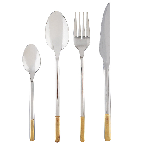 Набор столовых приборов 24 предмета Ella Gold Набор столовых приборов 24 предмета Ella Gold