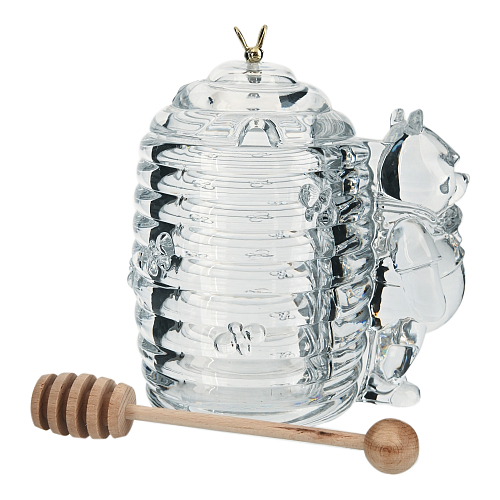 Медовница с крышкой 15см Crystalite Bohemia 