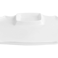 Блюдо 28см с соусницей Айсберг Elan Gallery 