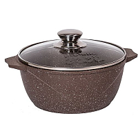 Кастрюля 2л Гранит brown 