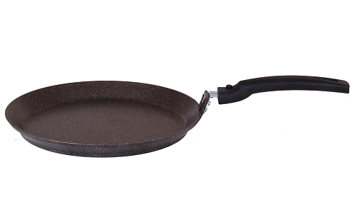 Сковорода блинная 22см Кофейный мрамор