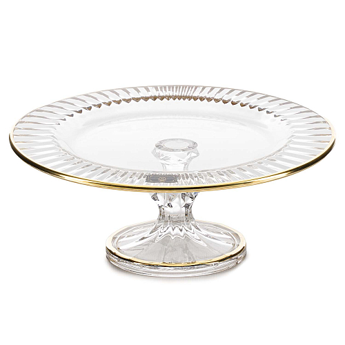 Тортница 22см на ножке Diva Golden Rim Pallme Konig