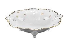 Фруктовница 32см Барбарина на ножках 1шт Мелкие цветы