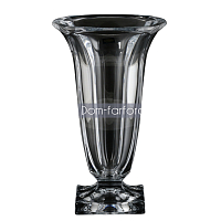 Ваза 33см Magma белая ножка Crystalite Bohemia