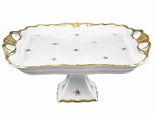Поднос 34*29см н/н Мейсенский цветок Queen's Crown 