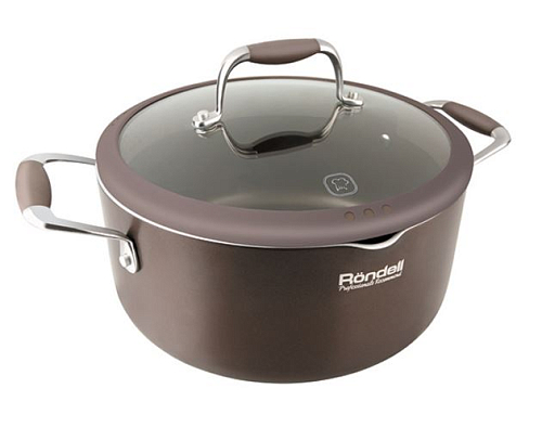 Кастрюля 24см 3,5л Mocco Rondell