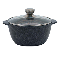 Кастрюля 3л 22см Premium grey Мечта