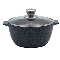 Кастрюля 3л 22см Premium grey Мечта