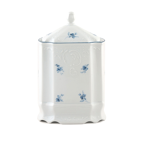 Ёмкость для сыпучих прод 1л Синий цветок Bernadotte
