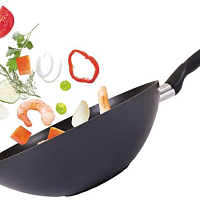 Сковорода 26см Marble Induction Кофейный мрамор Кукмара