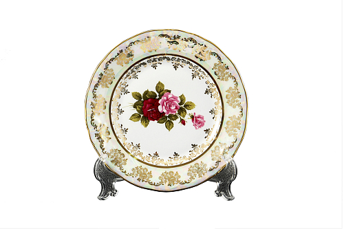 Набор тарелок 19см 6шт Аристократ Роза Набор тарелок 19см 6шт Аристократ Роза