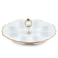 Подставка для яиц 20см с ручкой Престиж Marquise Gold Queen's Crown