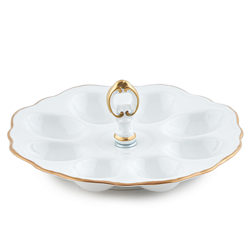 Подставка для яиц 20см с ручкой Престиж Marquise Gold Queen's Crown