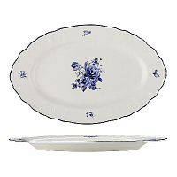 Блюдо овальное 30,5*19см Blue Flower P.L. Proff Cuisine