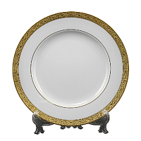 Блюдо круглое 27см Constanza Creme Gold 9349 Falkenporzellan