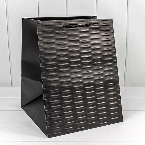 Пакет подарочный 30*38*30см Престиж Черный Пакет подарочный 30*38*30см Престиж Черный