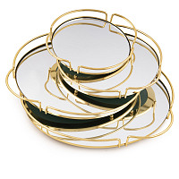 Набор подносов 4шт Gold