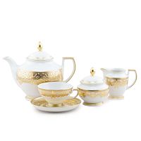 Сервиз чайный 6пер 15пр Natalia Creme Gold Falkenporzellan