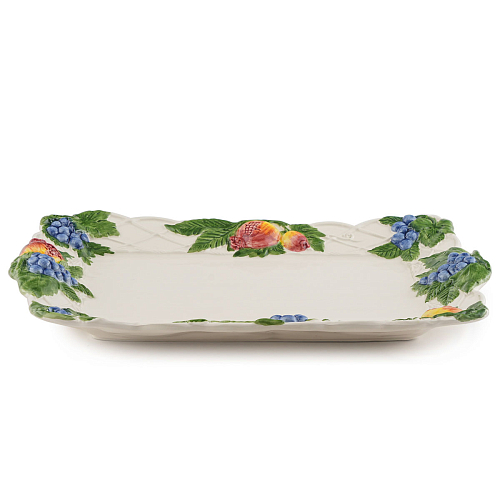 Поднос 47*32см прямоугольный Фрукты Annaluma