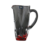Графин 1,1л Quadro красный Crystalite Bohemia