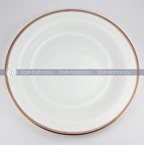 Набор тарелок 28см 6шт Золотая вышивка Narumi