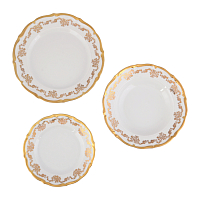 Набор тарелок 18пр с тарелками 23см Кастел Queen's Crown