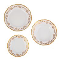 Набор тарелок 18пр с тарелками 23см Кастел Queen's Crown