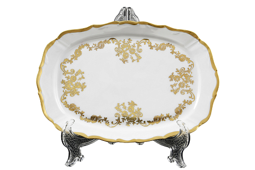 Поднос квадратный 21см 1шт Кастел Queen's Crown