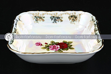 Салатник 16см квадратный 1шт Фредерика Роза