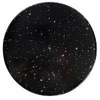 Подставка под горячее круг 19см черная Мрамор Mastony