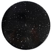 Подставка под горячее круг 19см черная Мрамор Mastony