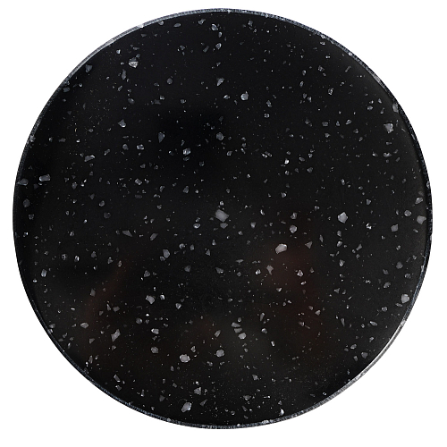 Подставка под горячее круг 19см черная Мрамор Mastony