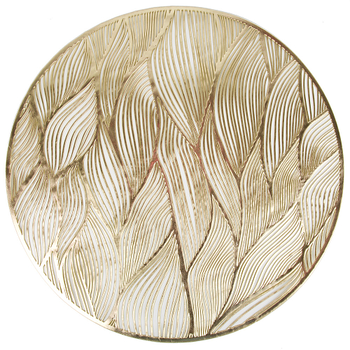 Салфетка сервировочная плейсмат 38см Аjouré золото Nouvelle Daily