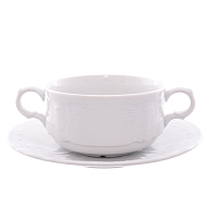 Набор бульониц 250мл 6шт с ручками низкие Недекорированный Bernadotte 